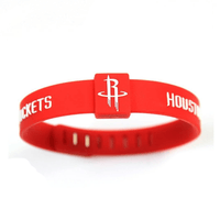 Pulseras Silicona Equipos Favoritos De La Nba Ajustables