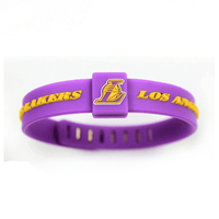 Pulseras Silicona Equipos Favoritos De La Nba Ajustables