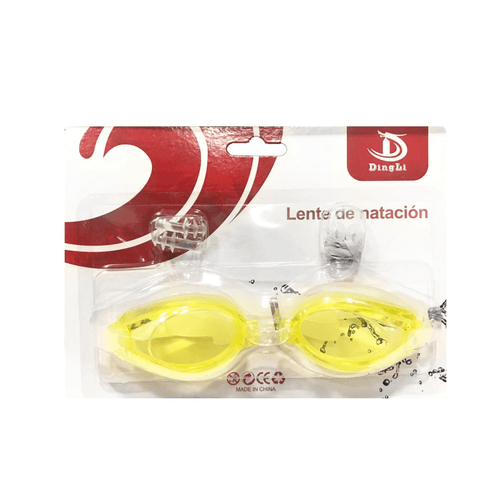 Set de Natación Lente,Tapón Oídos y Pinzas Nariz