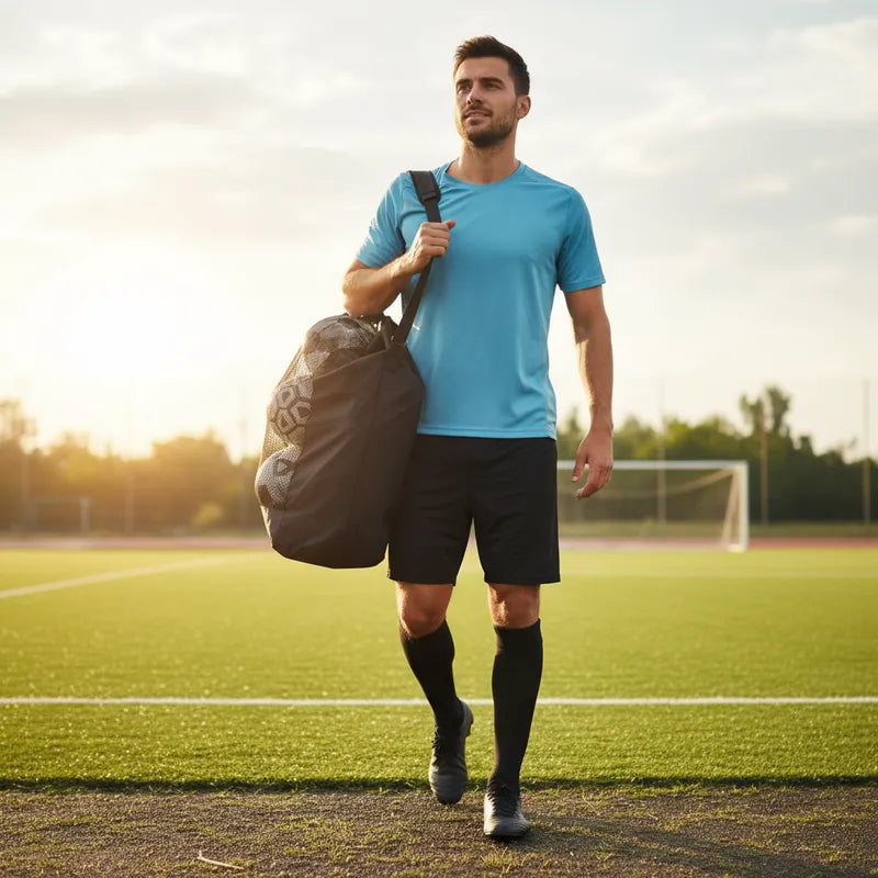 Bolsa Grande de Red Reforzada para Balones Deportivos