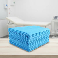 Sábanas Desechables para Camilla Médica No Tejidas Azul 50Unidades