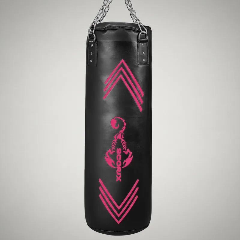 Saco De Boxeo Ufc, 120cm De Boxeo Con Relleno Scorpux Pro