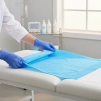 Sábanas Desechables para Camilla Médica No Tejidas Azul 50Unidades