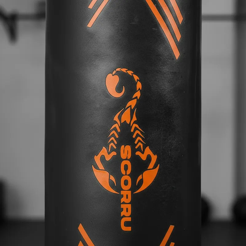 Saco De Boxeo Ufc, 120cm De Boxeo Con Relleno Scorpux Pro