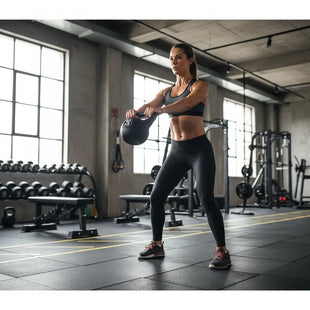 Mancuerna- Pesa Rusa- Kettlebell De Goma 10kg Crossfit Gym