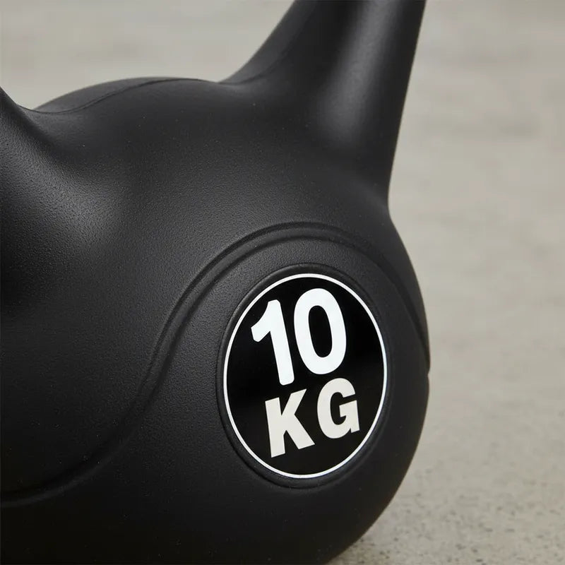 Mancuerna- Pesa Rusa- Kettlebell De Goma 10kg Crossfit Gym