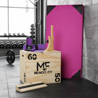 Cajón Pliometrico 60x50cm+toallon+talonera+totem+colchoneta