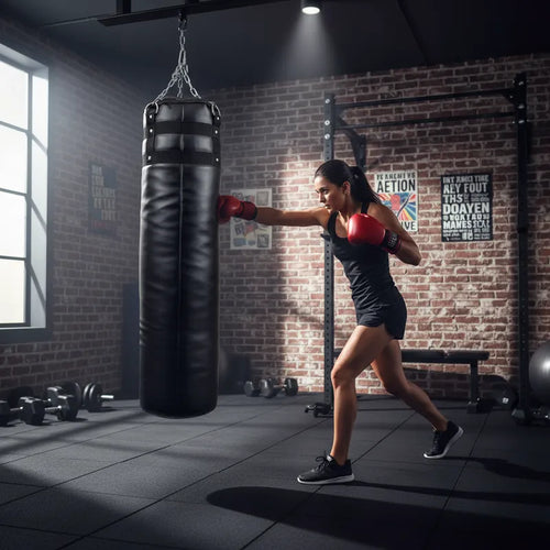 Saco De Boxeo Ufc, 120cm De Boxeo Con Relleno De Aserrín